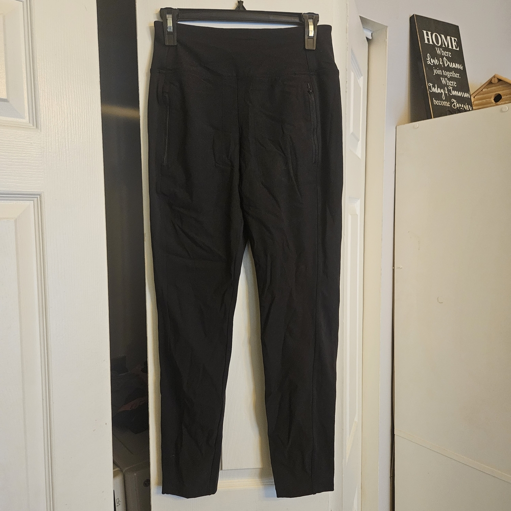 Athleta Black Straight Leg Pants